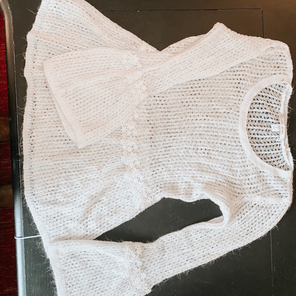 Lauren congrad bell sleeve sweater